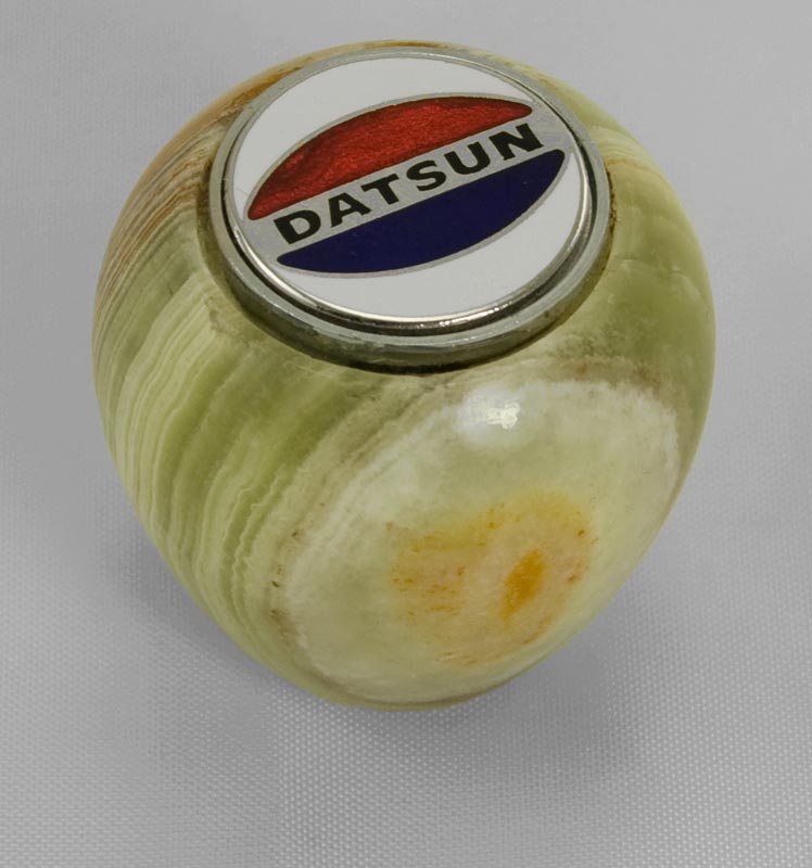 Datsun Logo Natural Onyx Stone Shift Knob Fits 84 later 300ZX 